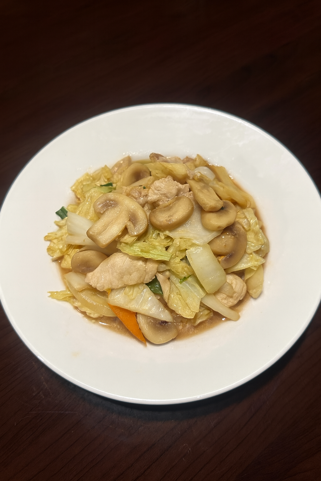 Ginger and Fresh Mushroom