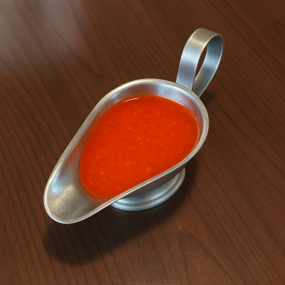 Side of hot sauce