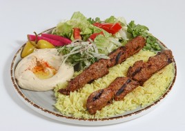 Beef Kabab Plate