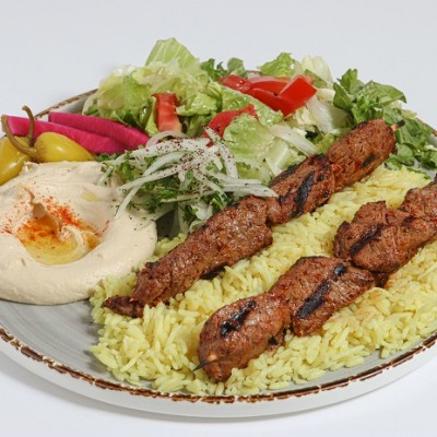 Beef Kabab Plate