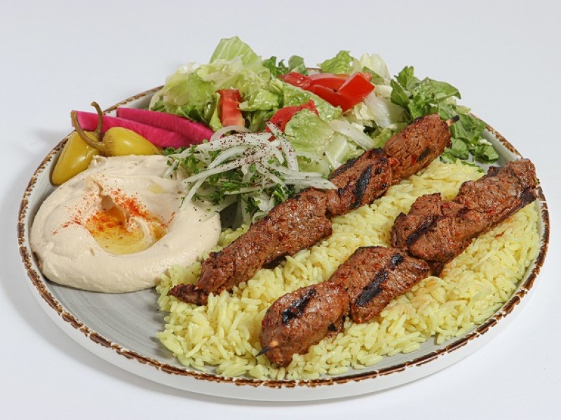 Beef Kabab Plate