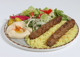 Kafta Kabab Plate
