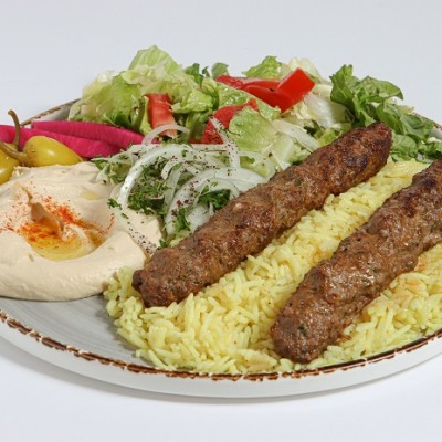 Kafta Kabab Plate