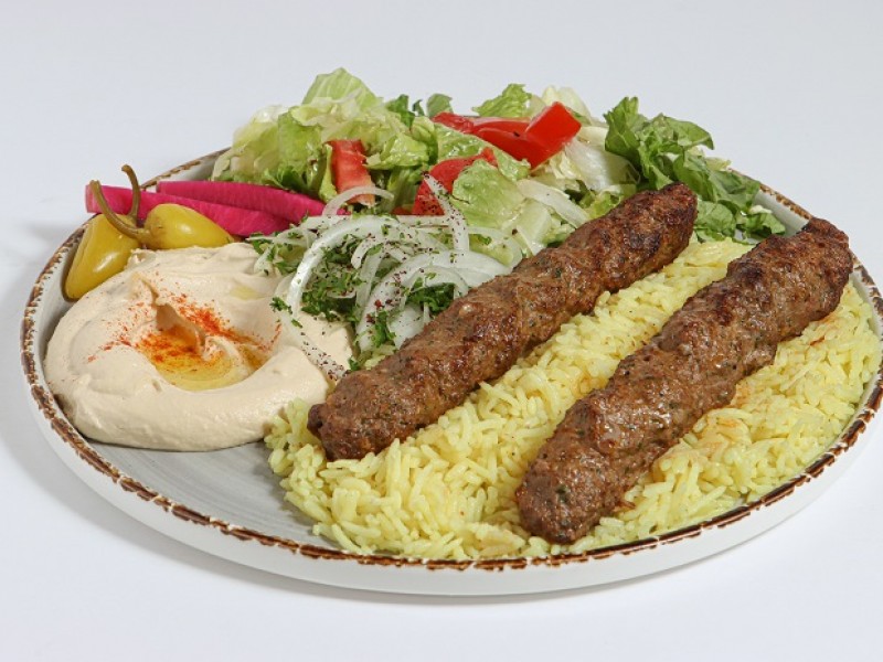 Kafta Kabab Plate