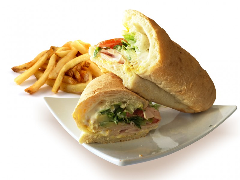 Smoked Turkey and Avocado Sancwich