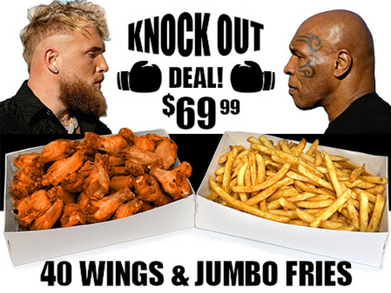 40 Wings & Jumbo Fries