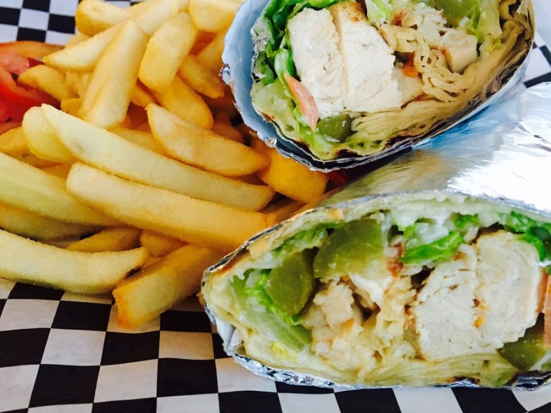 Garlic Chicken Wrap