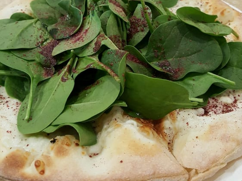 Spinach and Cheese Flat Bread