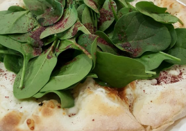 Spinach and Cheese Flat Bread