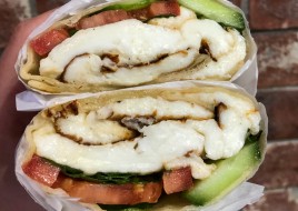 Grilled Halloumi Wrap