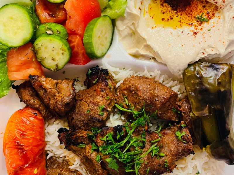 Filet Mignon Kebab Plate