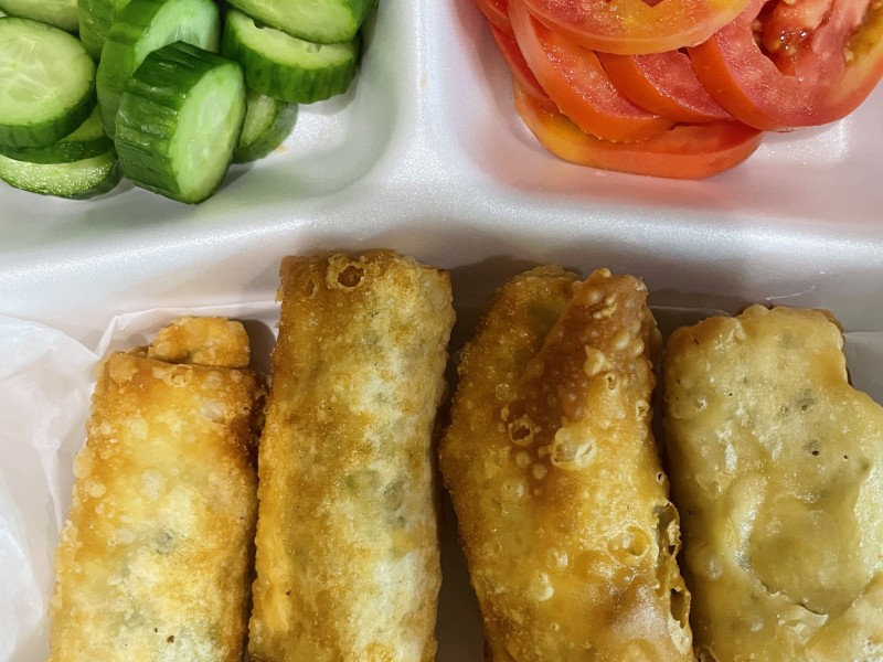 Fried Cheese Rolls Plate