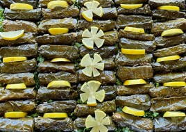 Two Pieces of Grape Leaves