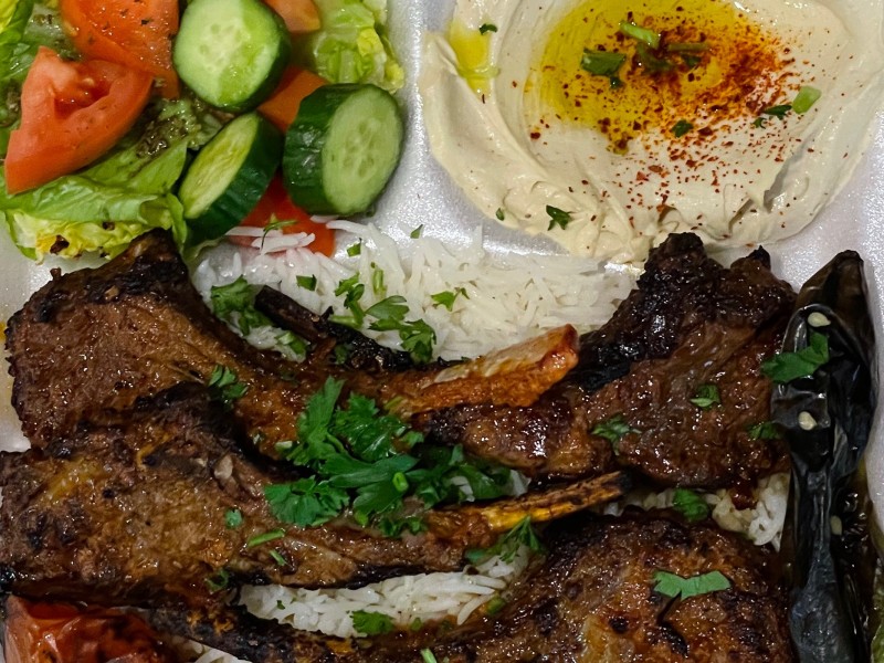 Lamb Chops Kebab Plate