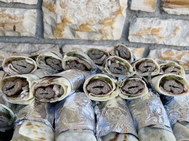 Mini Beef Lule Kebab Wrap