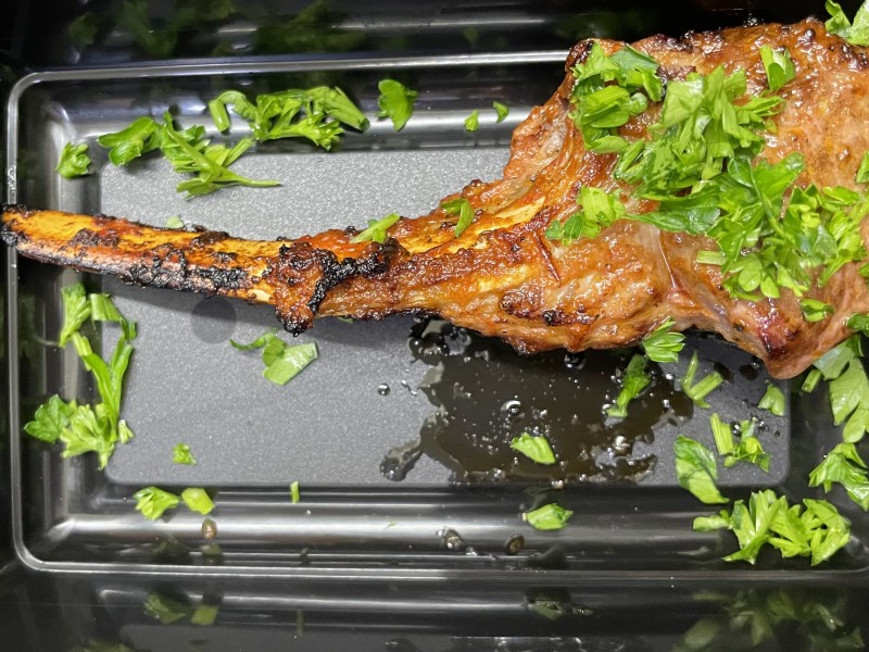 One Piece Lamb Chop Kebab