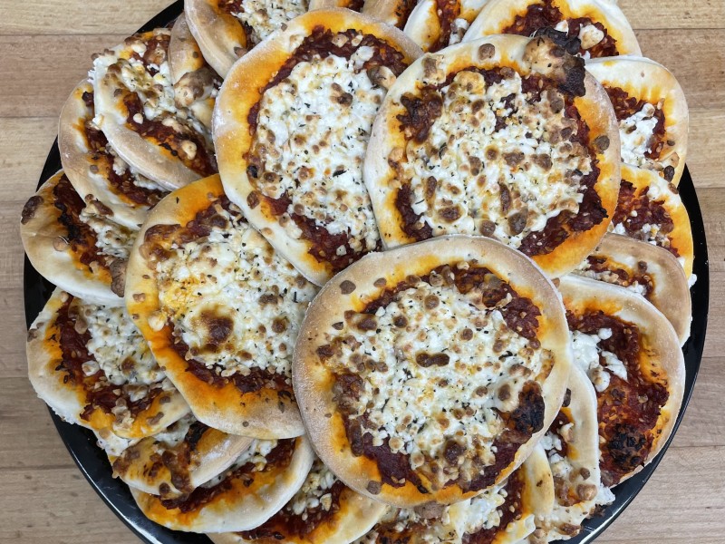 Mini Pepper & Cheese Flatbread