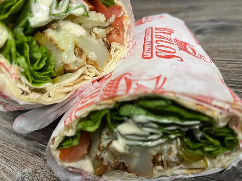 Fried Cauliflower Wrap No Sides