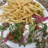 Fried Cauliflower Tacos Plate