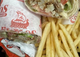 Fried Cauliflower Wrap