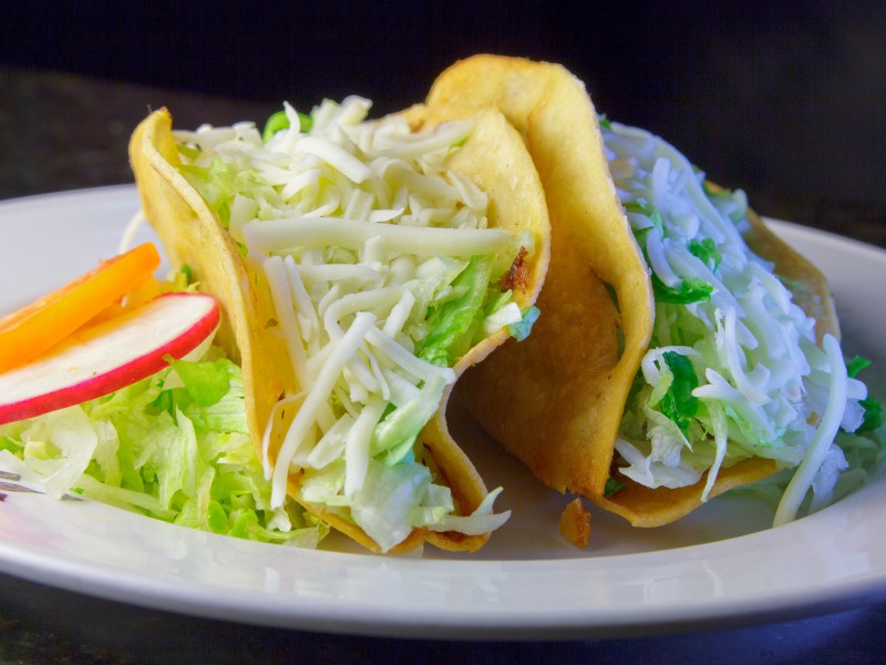 Beef, Chicken or Potato Taco