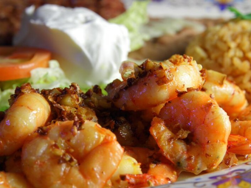 Camarones Al Mojo De Ajo