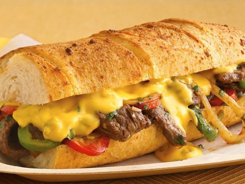 Mexican Philly Steak Sandwich