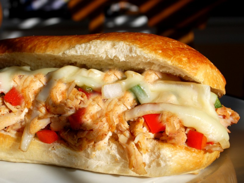 Chicken Philly Steak Sandwich
