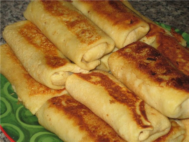 Pancake Stuffed with Meat