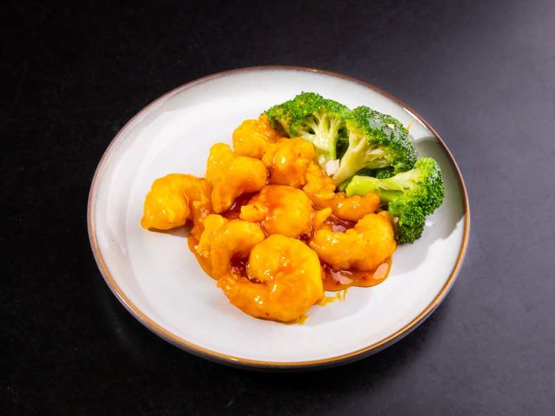 Shrimp with Chef's special Hot Sauce