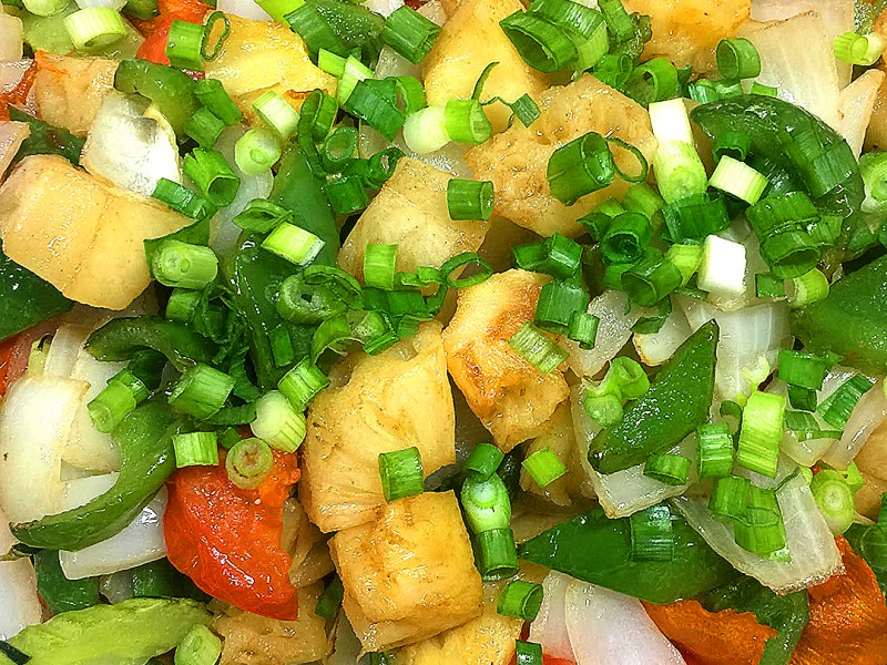 Sweet and Sour Tofu with Vegetable