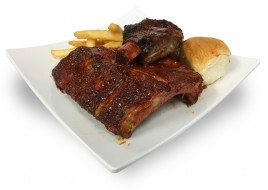 Pork and Beef Rib Combo Dinner