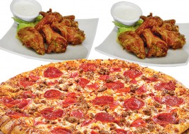 Family Special #1 (LG Pizza & 18 Pc Wings)