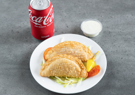 2  Empanadas Special with a beer or Drink combo