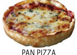 PAN PIZZA (includes 5 Toppings)