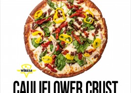 CAULIFLOWER CRUST PIZZA (includes 5 Toppings)