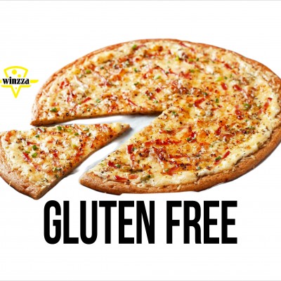 GLUTEN FREE PIZZA (includes 5 Toppings)