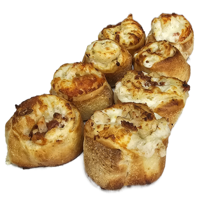 Chicken Bacon Ranch Pizza Rolls