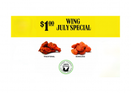 $1 Wing July 4 Special 
