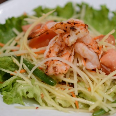 Papaya Salad with Shrimp