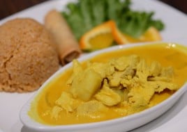 Yellow Curry Chicken Dinner
