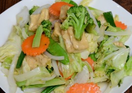 Bean Curd with Veggies