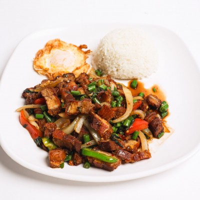 Pad Kra Pow with Crispy Pork Combo Today