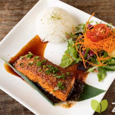 Teriyaki Plate Salmon