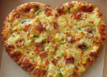 Heart Shaped Pizza