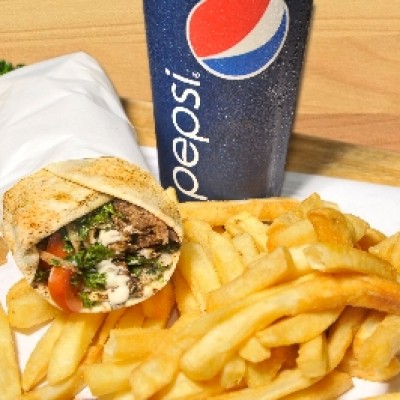 Beef Shawarma Pita Wrap