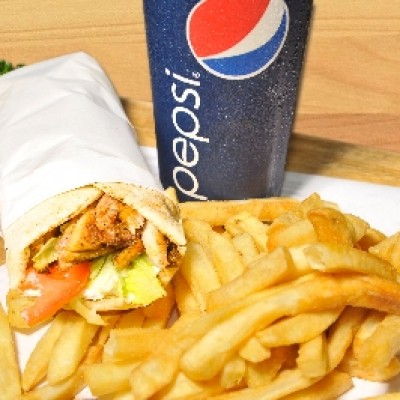 Chicken Shawarma Pita Wrap