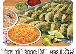 Tray Of Tacos (30 pcs.)