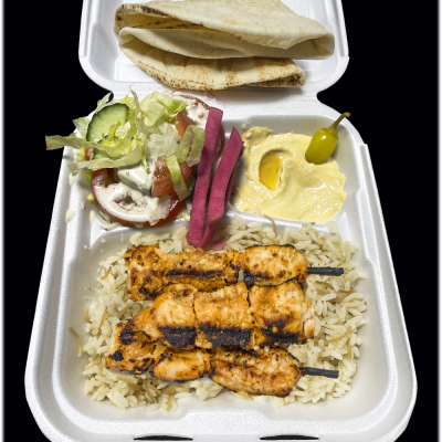 #5 Chicken Kabob Lunch Special
