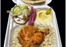 #8 Quarter Dark Meat Chicken Lunch Special